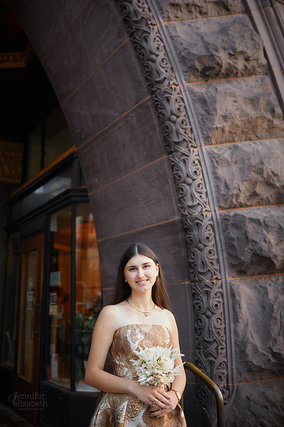 Sofia: Senior Session at the Hyatt Regency Cleveland at The Arcade
