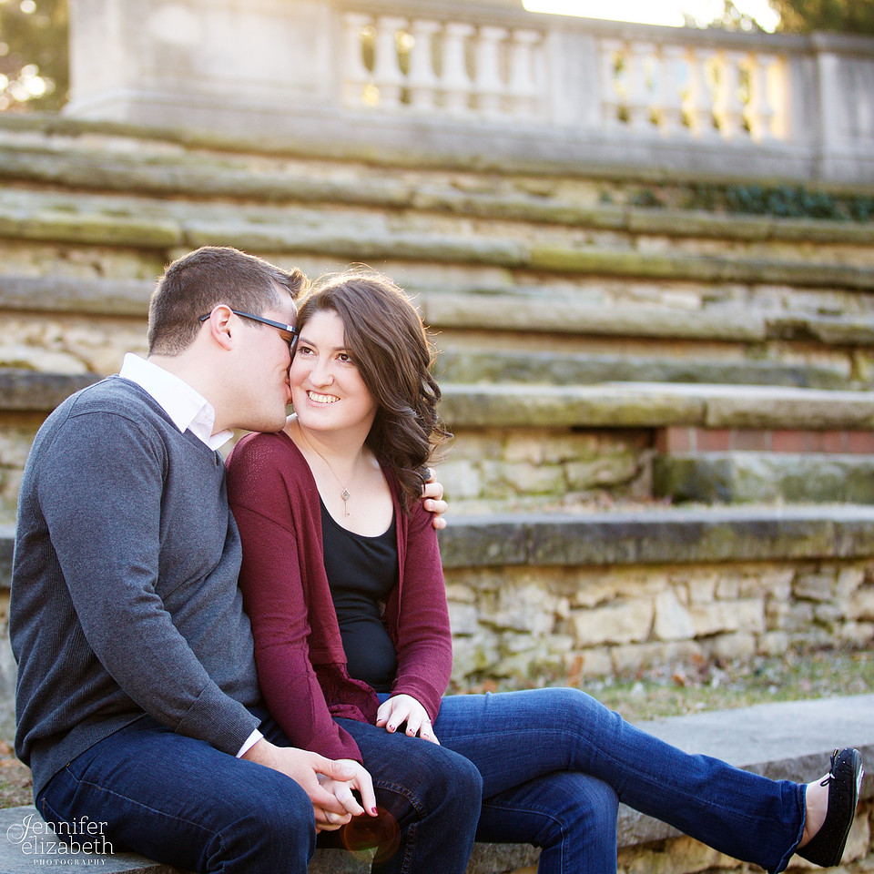 Heather & Jackson Engagement at Ohio State University