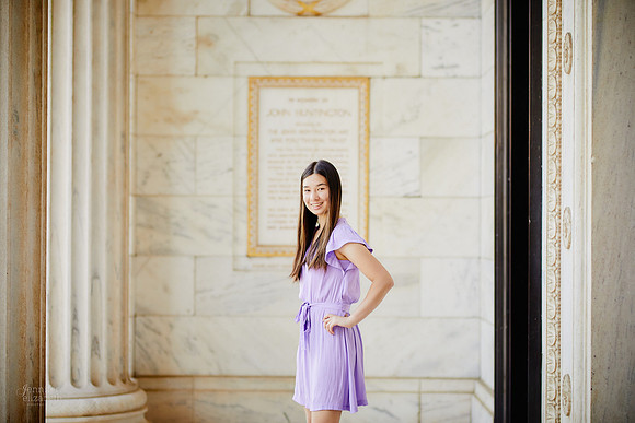 Christina: Senior Portrait Session at the Cleveland Museum of Art and Wade Lagoon