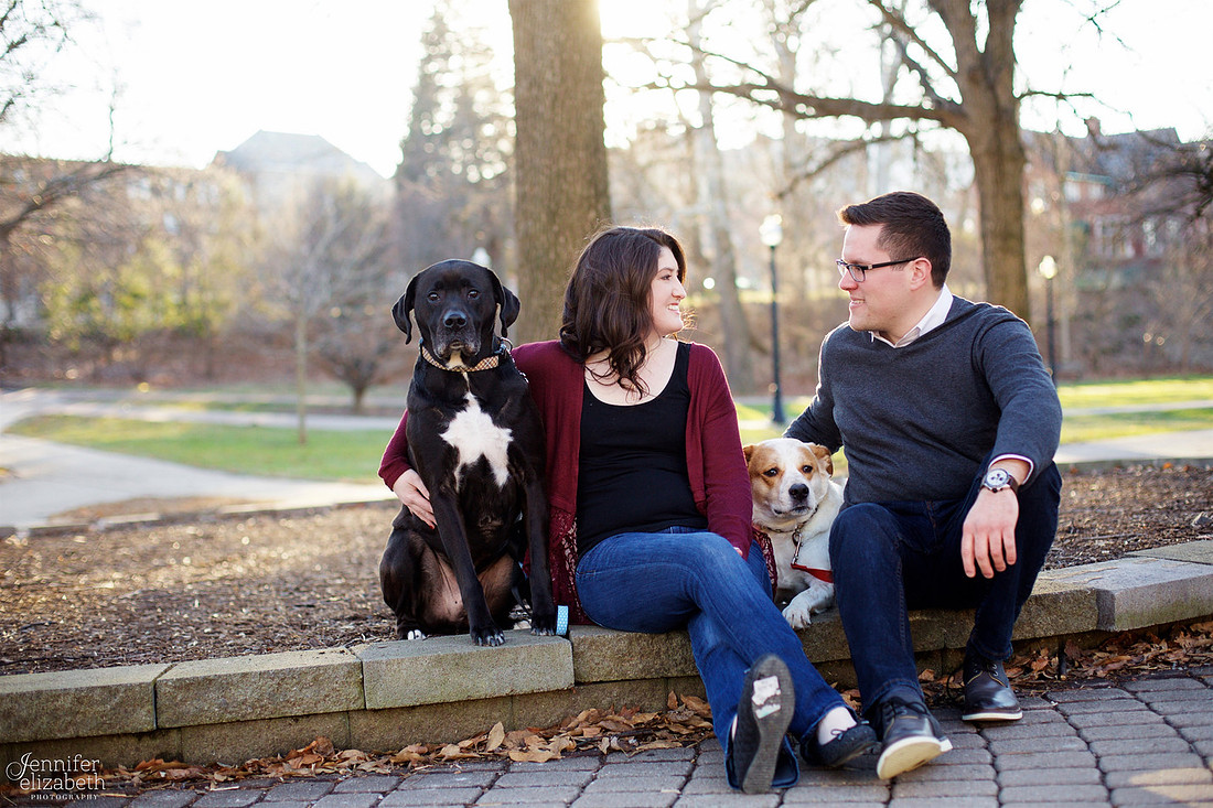 Heather & Jackson Engagement at Ohio State University