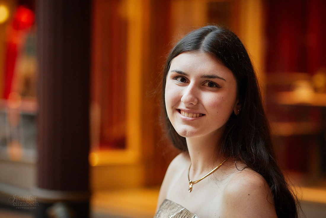 Sofia: Senior Session at the Hyatt Regency Cleveland at The Arcade