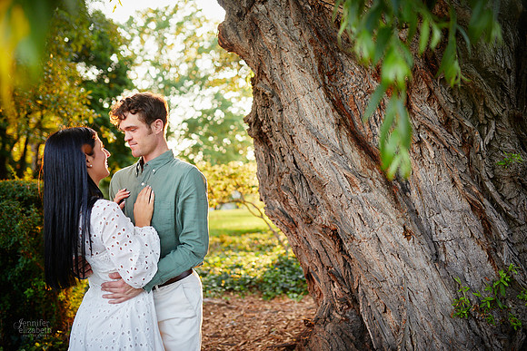 Jess & Tim: Engagement at Wade Lagoon and the Cleveland Museum of Art