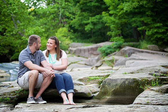 Amanda and Mike: Engagement Portrait Session in Olmsted Falls, Ohio