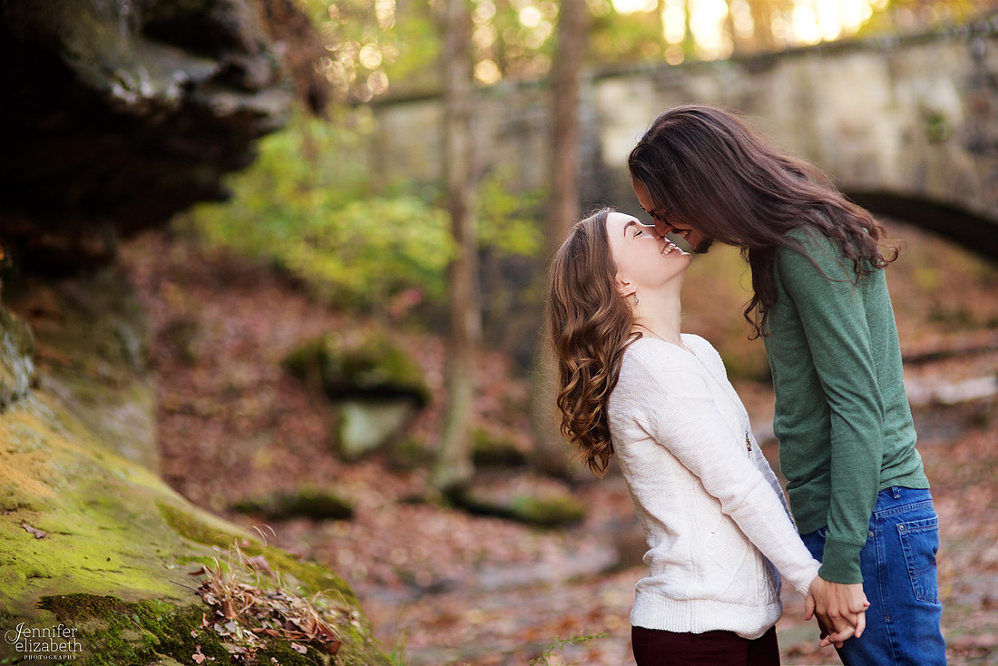 Tess and Adam's Engagement Portrait Session in Olmsted Falls, Cleveland