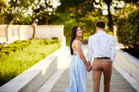 Jess & Tim: Engagement at Wade Lagoon and the Cleveland Museum of Art