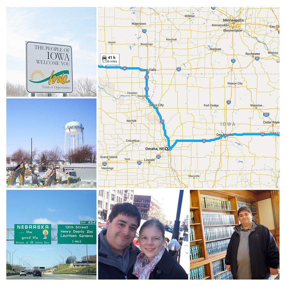 Cross country road trip from California to Ohio