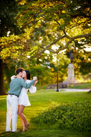 Jess & Tim: Engagement at Wade Lagoon and the Cleveland Museum of Art