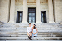 Jess & Tim: Engagement at Wade Lagoon and the Cleveland Museum of Art