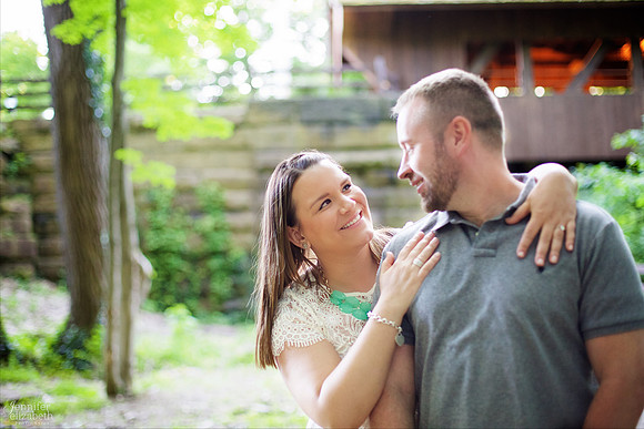 Amanda and Mike: Engagement Portrait Session in Olmsted Falls, Ohio