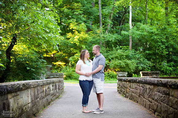 Amanda and Mike: Engagement Portrait Session in Olmsted Falls, Ohio