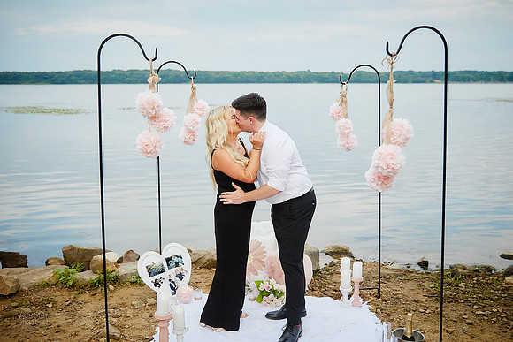 Brandon & Giana: Proposal at Lake LaDue Reservoir in Auburn