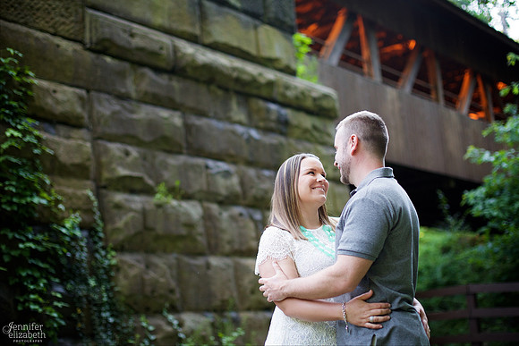 Amanda and Mike: Engagement Portrait Session in Olmsted Falls, Ohio
