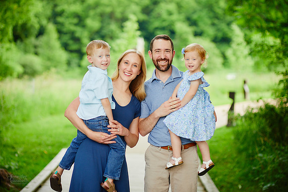 The E Family: Portrait Session at Liberty Ledges Park in Twinsburg