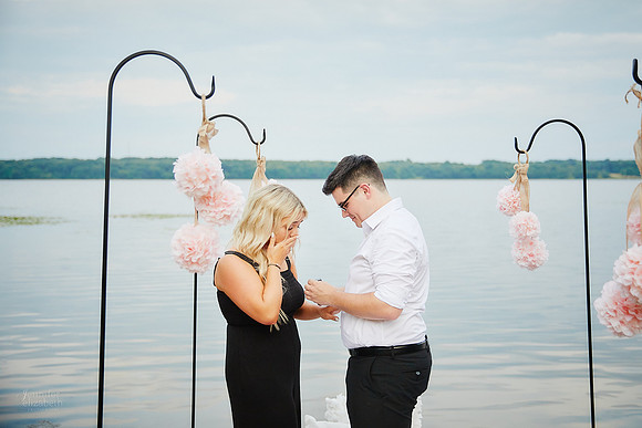 Brandon & Giana: Proposal at Lake LaDue Reservoir in Auburn
