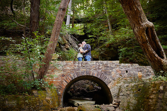 Jessica & Joe: Engagement Session at Henry Church Rock in Chagrin Falls