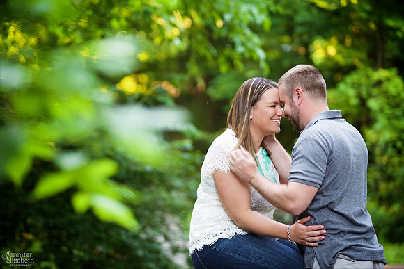 Amanda and Mike: Engagement Portrait Session in Olmsted Falls, Ohio