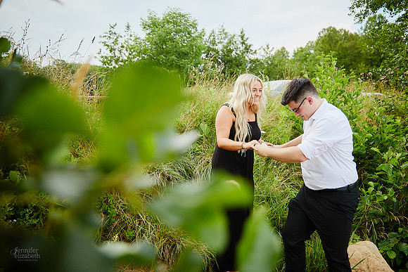 Brandon & Giana: Proposal at Lake LaDue Reservoir in Auburn
