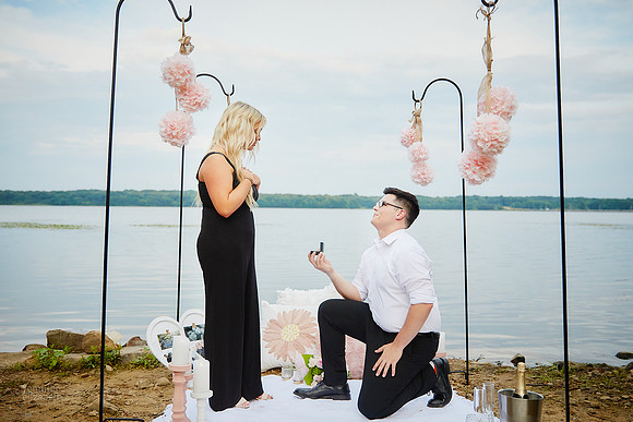 Brandon & Giana: Proposal at Lake LaDue Reservoir in Auburn