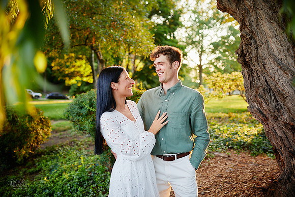 Jess & Tim: Engagement at Wade Lagoon and the Cleveland Museum of Art