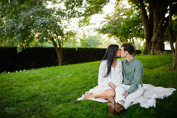 Jess & Tim: Engagement at Wade Lagoon and the Cleveland Museum of Art