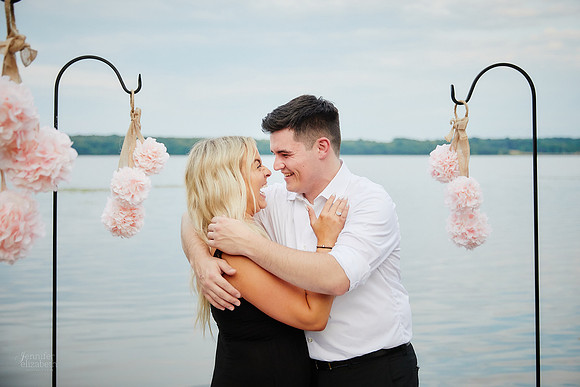 Brandon & Giana: Proposal at Lake LaDue Reservoir in Auburn