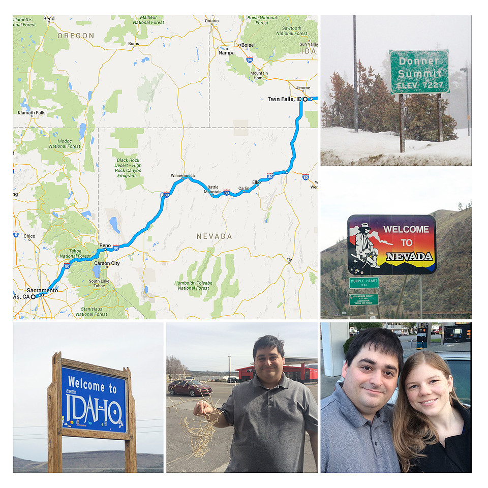 Cross country road trip from California to Ohio
