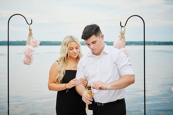 Brandon & Giana: Proposal at Lake LaDue Reservoir in Auburn