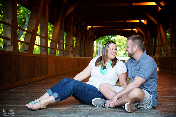 Amanda and Mike: Engagement Portrait Session in Olmsted Falls, Ohio