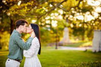 Jess & Tim: Engagement at Wade Lagoon and the Cleveland Museum of Art