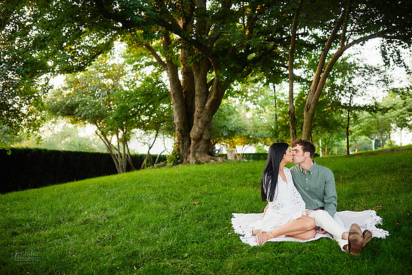 Jess & Tim: Engagement at Wade Lagoon and the Cleveland Museum of Art