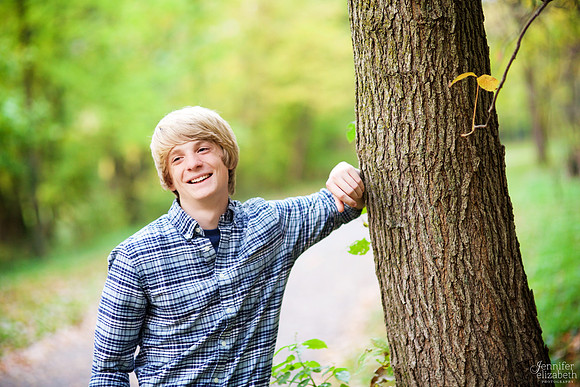 Sam: Senior Portrait Session in Worthington, Ohio