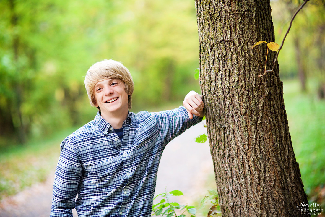 Sam: Senior Portrait Session in Worthington, Ohio