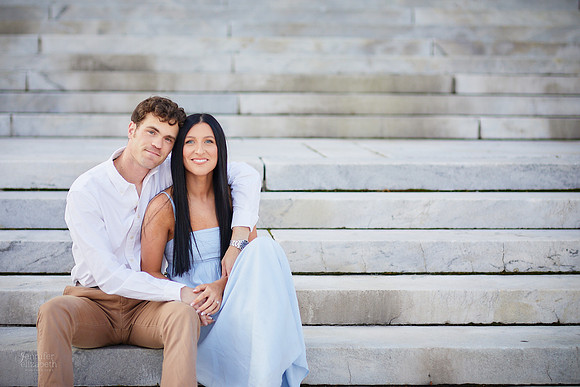 Jess & Tim: Engagement at Wade Lagoon and the Cleveland Museum of Art