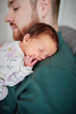Baby Betty: Lifestyle Newborn Session in North Royalton