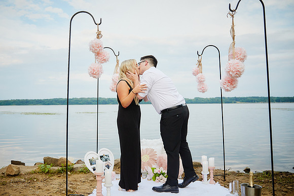 Brandon & Giana: Proposal at Lake LaDue Reservoir in Auburn