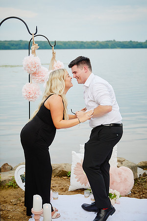 Brandon & Giana: Proposal at Lake LaDue Reservoir in Auburn