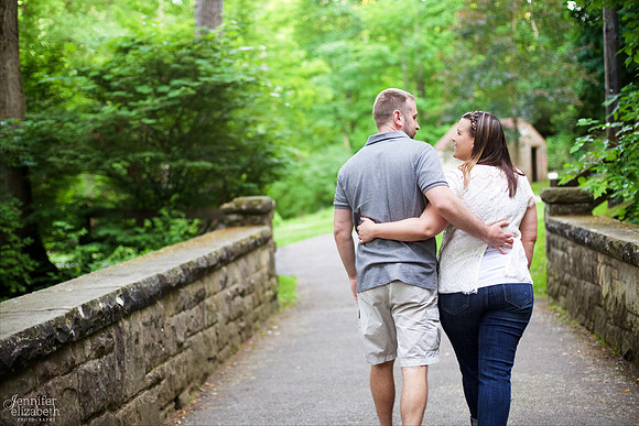 Amanda and Mike: Engagement Portrait Session in Olmsted Falls, Ohio