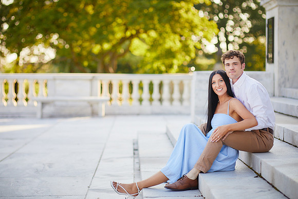 Jess & Tim: Engagement at Wade Lagoon and the Cleveland Museum of Art