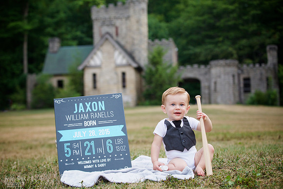 Jaxon's One Year Old Session in Willoughby Hills, Ohio