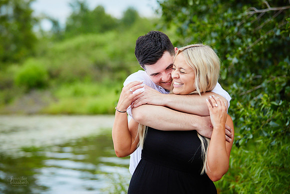 Brandon & Giana: Proposal at Lake LaDue Reservoir in Auburn