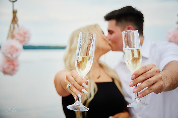 Brandon & Giana: Proposal at Lake LaDue Reservoir in Auburn