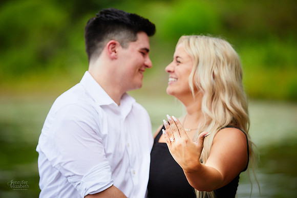 Brandon & Giana: Proposal at Lake LaDue Reservoir in Auburn
