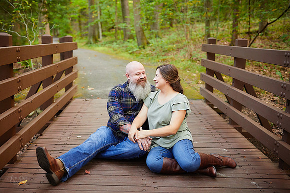 Jessica & Joe: Engagement Session at Henry Church Rock in Chagrin Falls