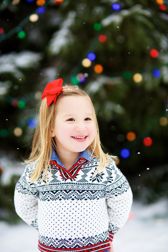 The M Family: Christmas Session in Chagrin Falls, Ohio