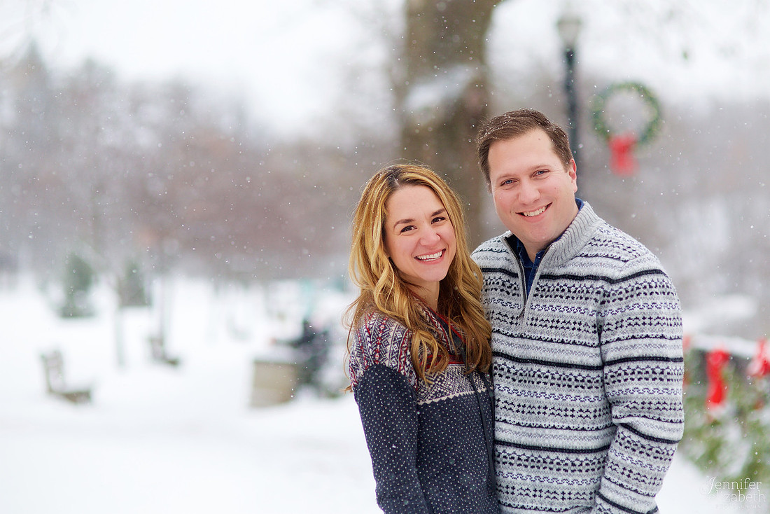 The M Family: Christmas Session in Chagrin Falls, Ohio