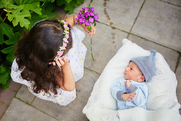 Baby Niam: Newborn and Family Session in Beachwood