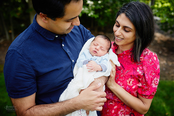 Baby Niam: Newborn and Family Session in Beachwood