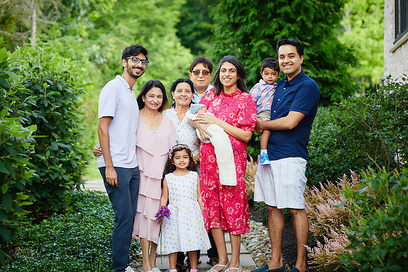 Baby Niam: Newborn and Family Session in Beachwood