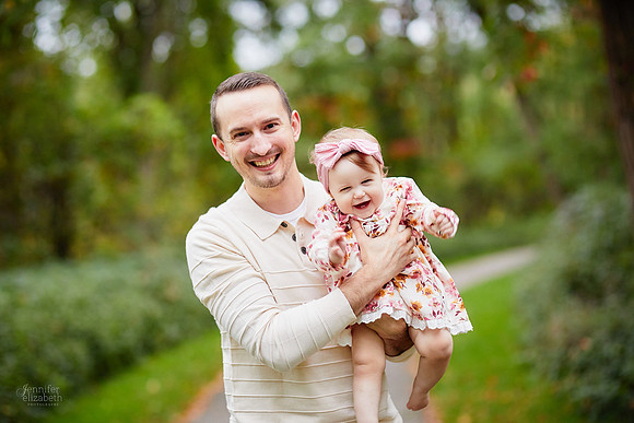 The R/G Family: Portrait Session at Chagrin River Park in Willoughby