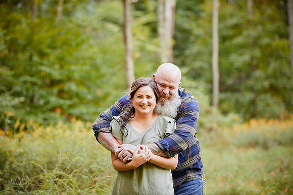 Jessica & Joe: Engagement Session at Henry Church Rock in Chagrin Falls